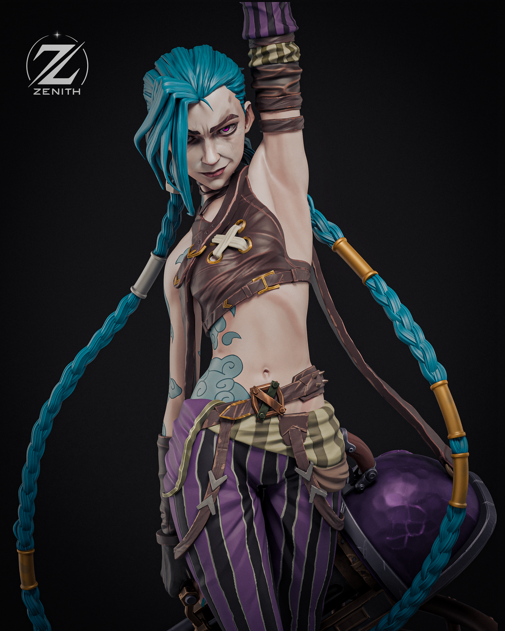 Jinx | Arcane | Fan Art | Fully Magnetized Collectible Figurine