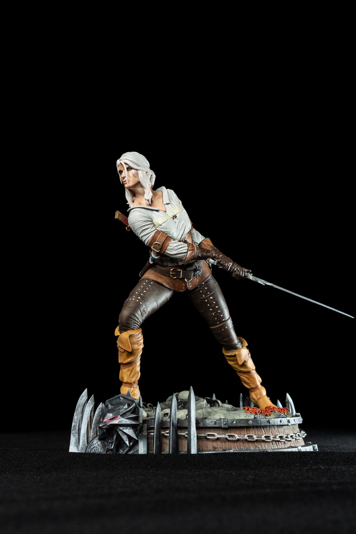 Ciri | The Witcher 3 | Fan Art | Fully Magnetized Collectible Figurine