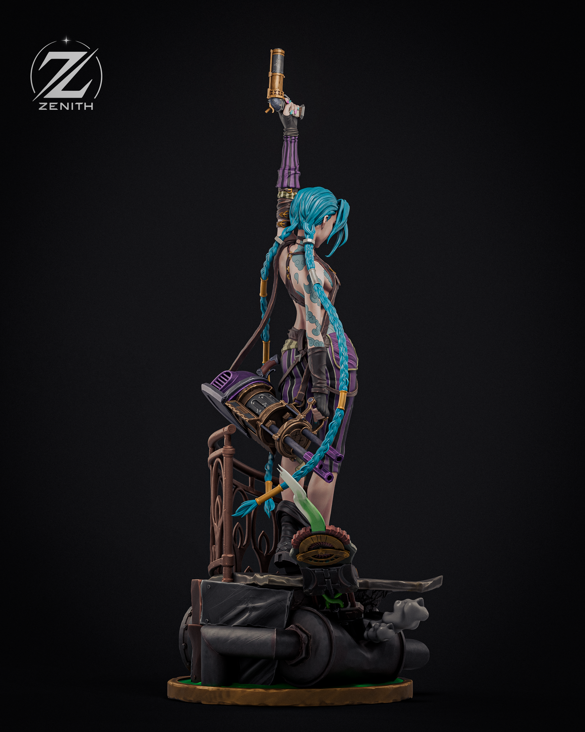 Jinx | Arcane | Fan Art | Fully Magnetized Collectible Figurine