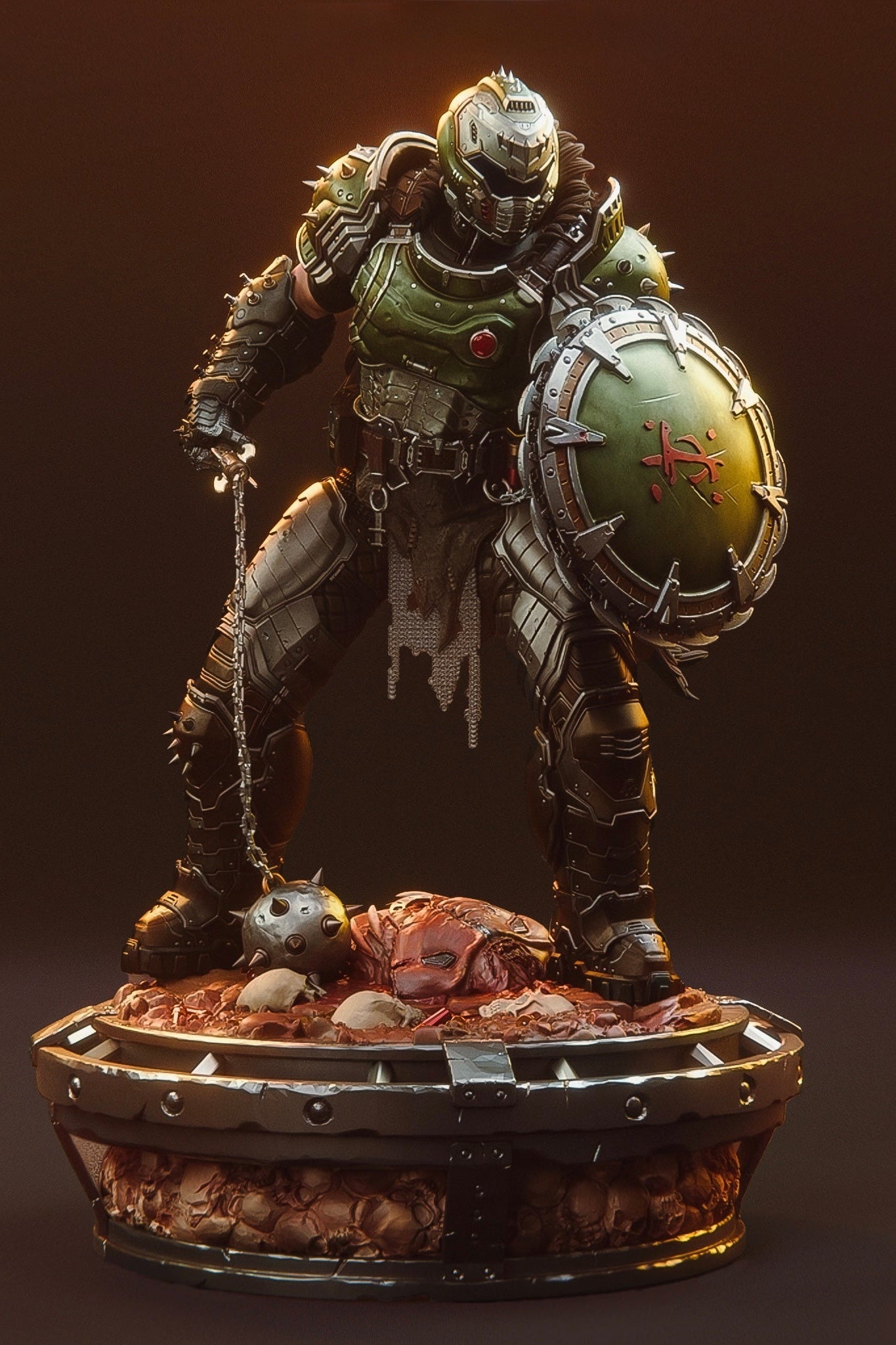 Doom Slayer | DOOM: The Dark Ages Fan Art | Fully Magnetized Collectible Figurine