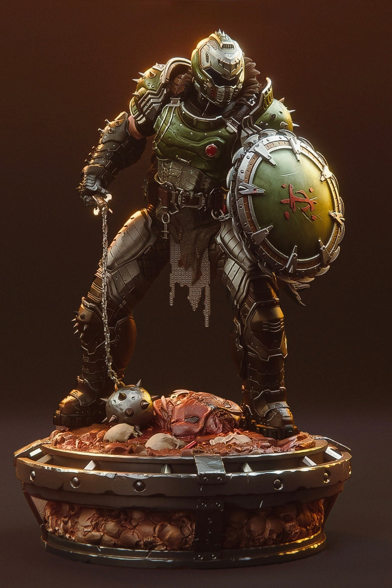 Doom Slayer | Фан-арт DOOM: The Dark Ages | Повністю магнітна колекційна фігурка