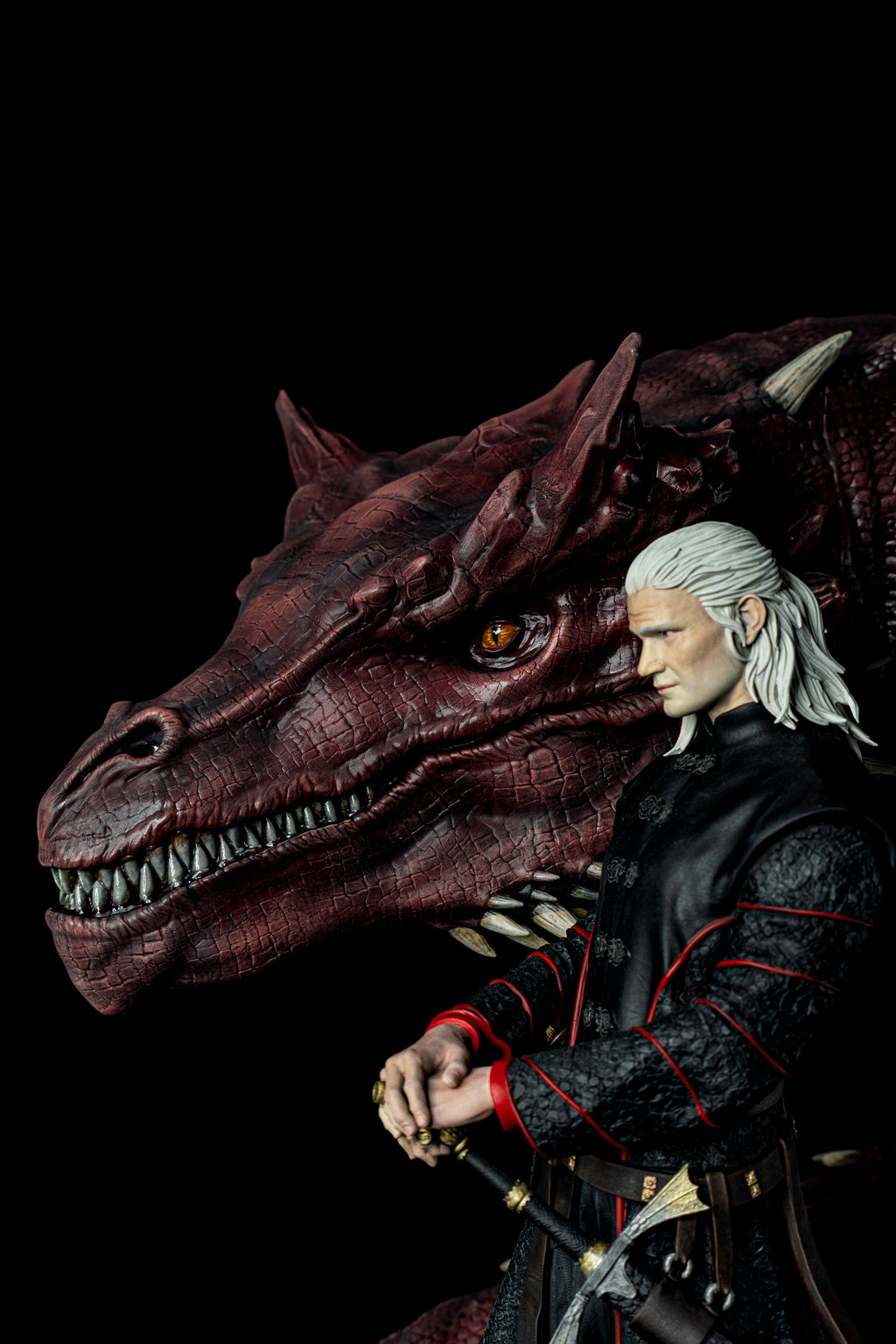 Daemon Targaryen & Caraxes | House of the Dragon Fan Art | Fully Magnetized Collectible Figurine