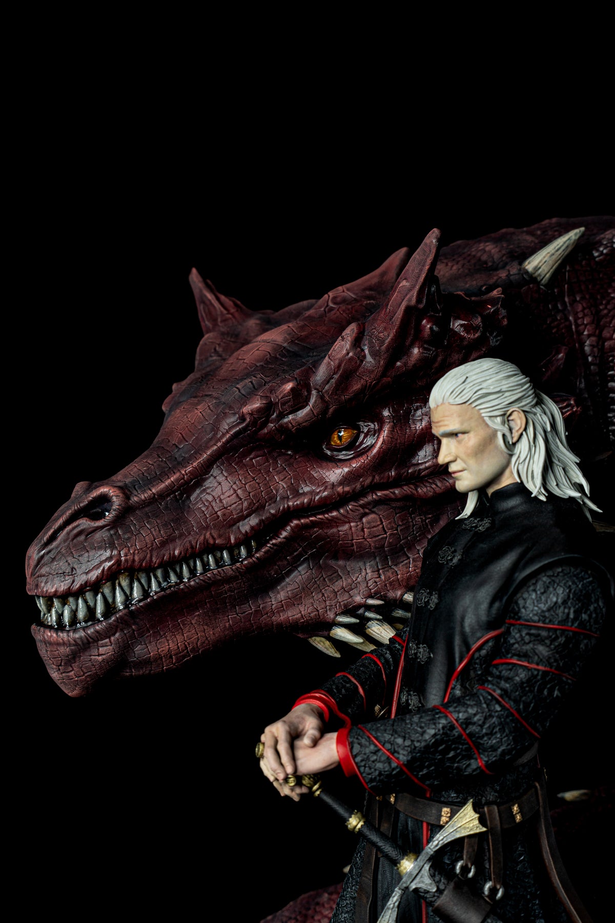 Daemon Targaryen & Caraxes | House of the Dragon Fan Art | Fully Magnetized Collectible Figurine