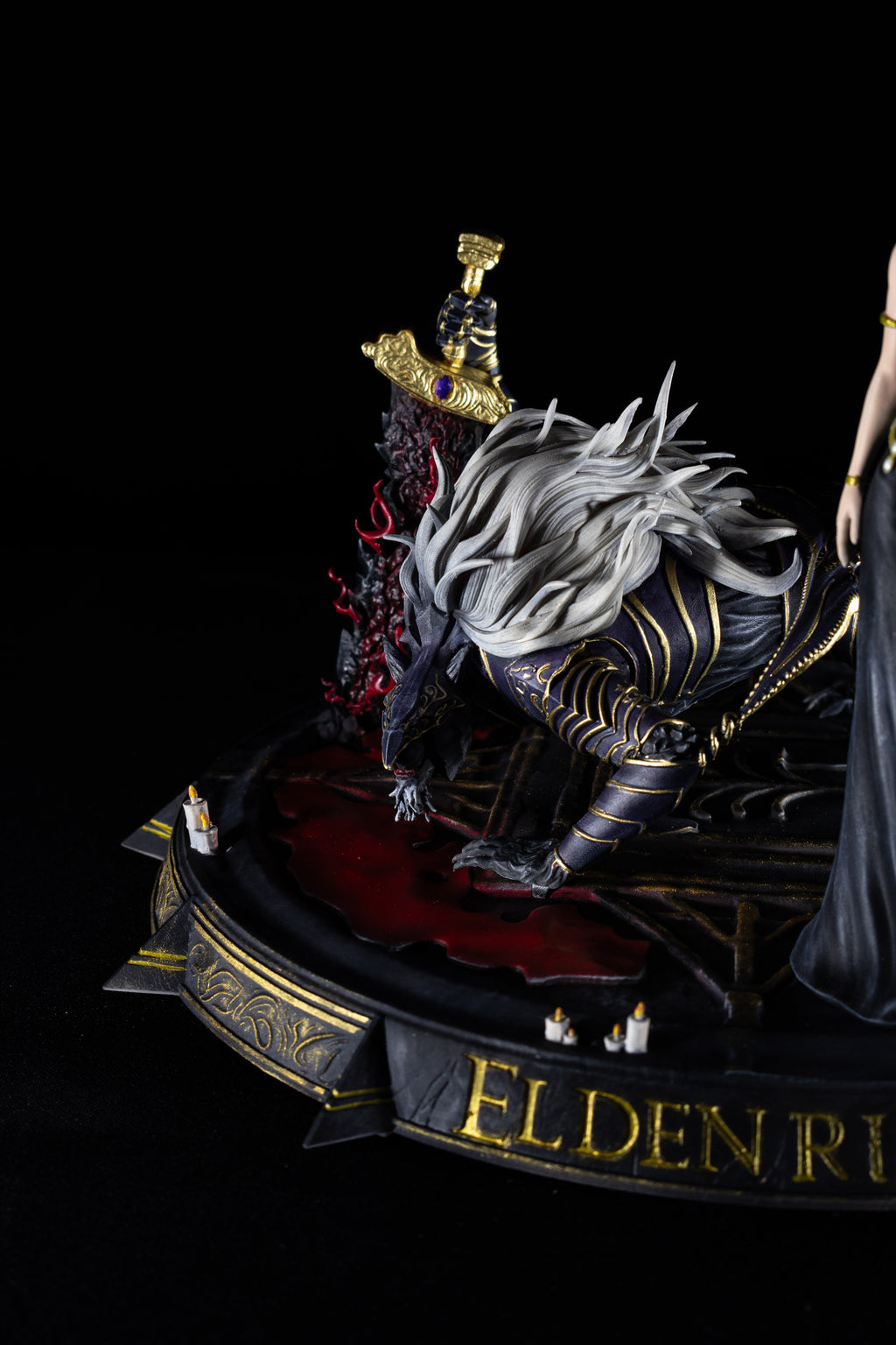 Maliketh & Queen Marika | Elden Ring | Fan Art – Premium Hand-Painted Diorama Figurine