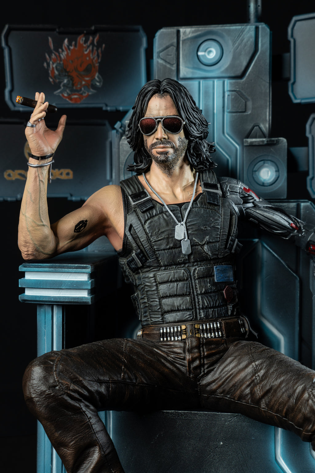 Collectible Fully Magnetized Johnny Silverhand Figurine | Cyberpunk 2077 | Fan Art