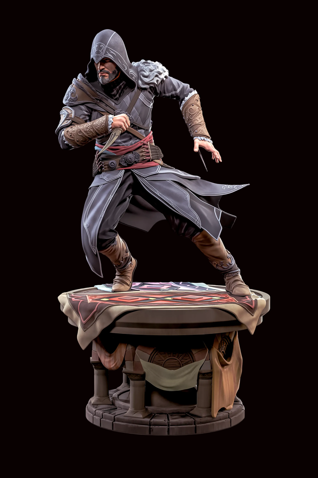 Ezio Auditore da Firenze | Assassin's Creed Revelations | Fan Art | Fully Magnetized Figurine