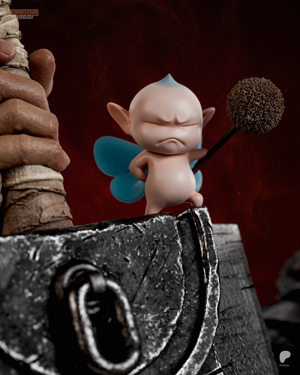 Guts Black Swordsman | Berserk Fan Art | Fully Magnetized Collectible Figurine