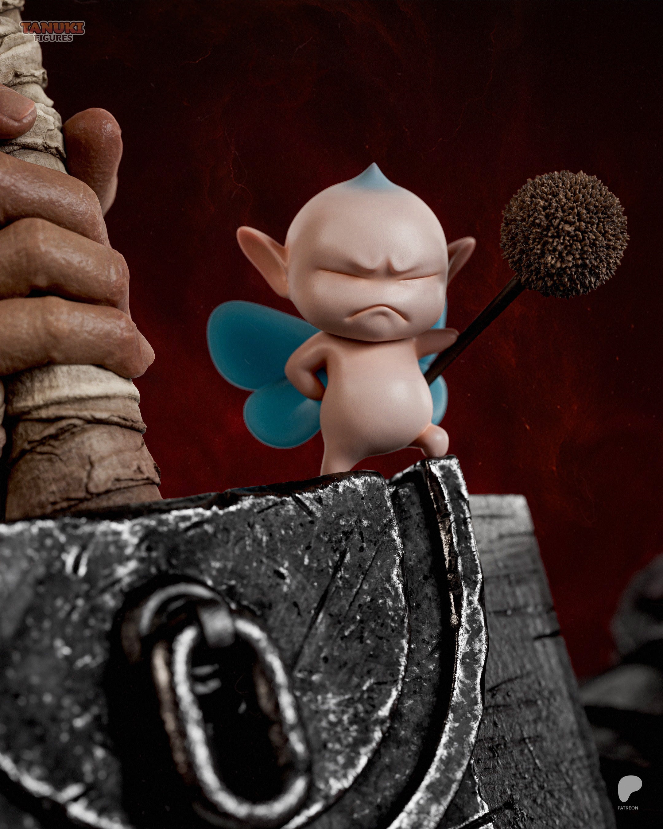 Guts Black Swordsman | Berserk Fan Art | Fully Magnetized Collectible Figurine