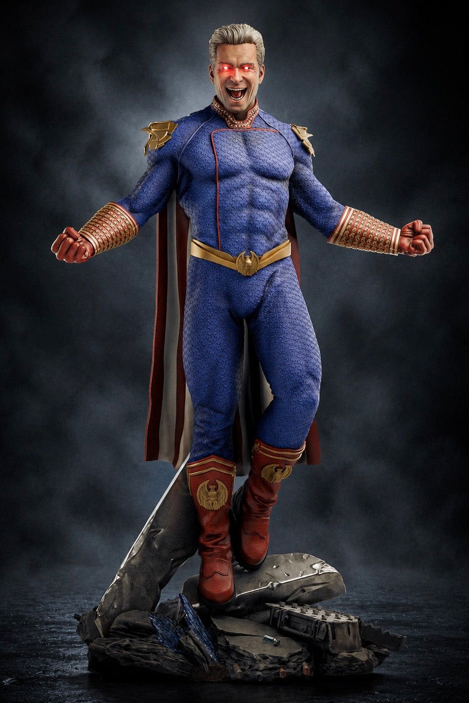 Homelander | The Boys | Fan Art – Fully Magnetized Hand-Painted Figure