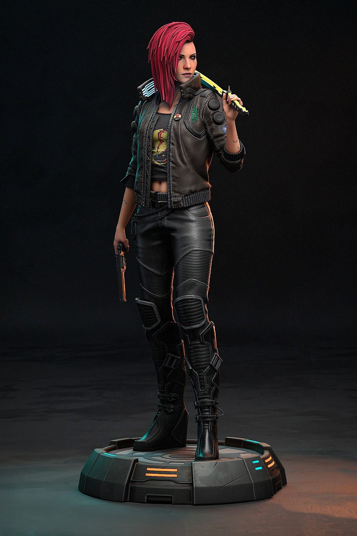 Female V | Cyberpunk 2077 | Fan Art | Fully Magnetized Collectible Figurine