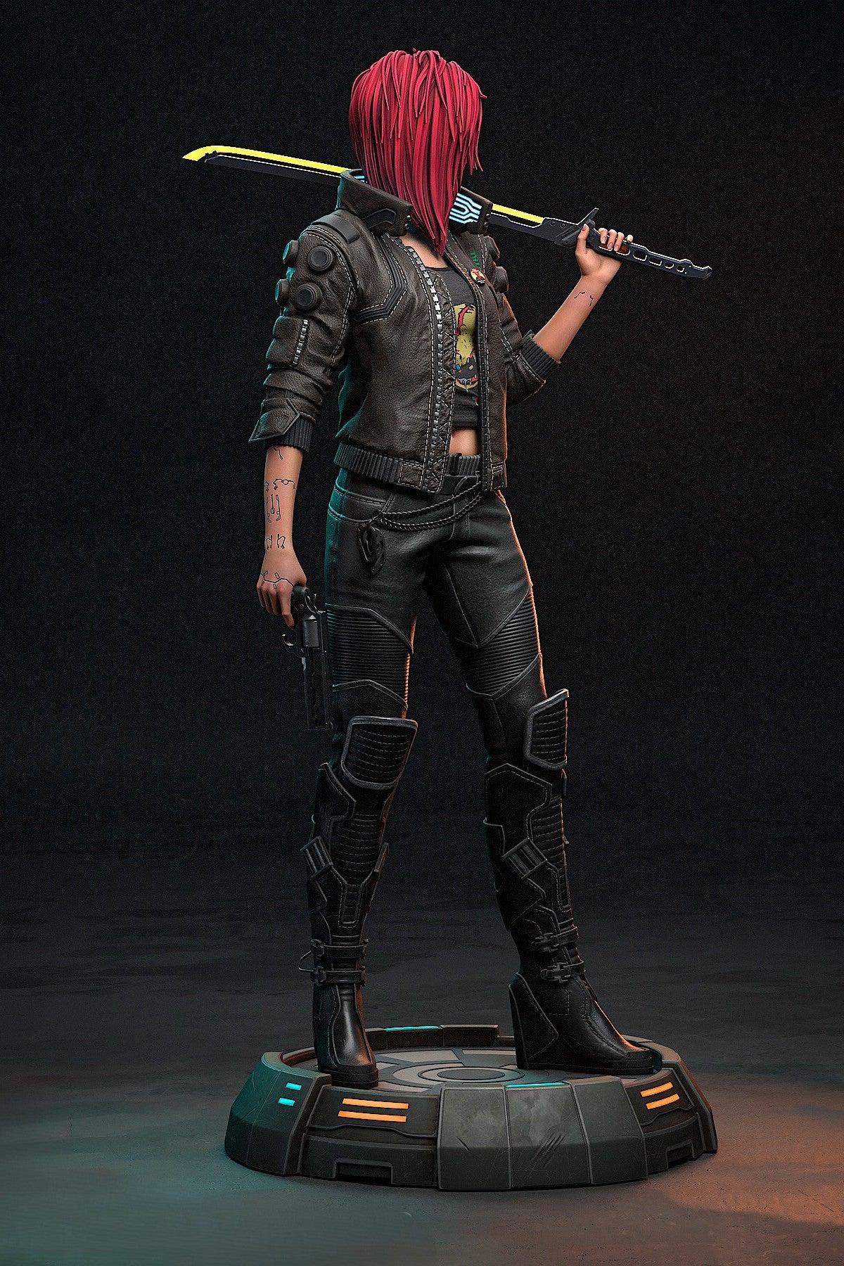 Female V | Cyberpunk 2077 | Fan Art | Fully Magnetized Collectible Figurine