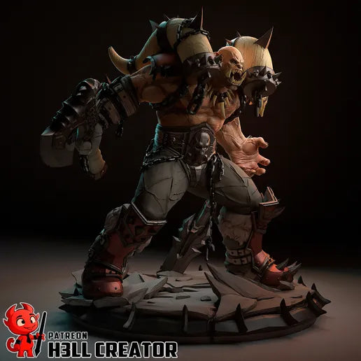 Garrosh Hellscream | Warcraft | World of Warcraft | Fan Art | Fully Magnetized Collectible Figurine
