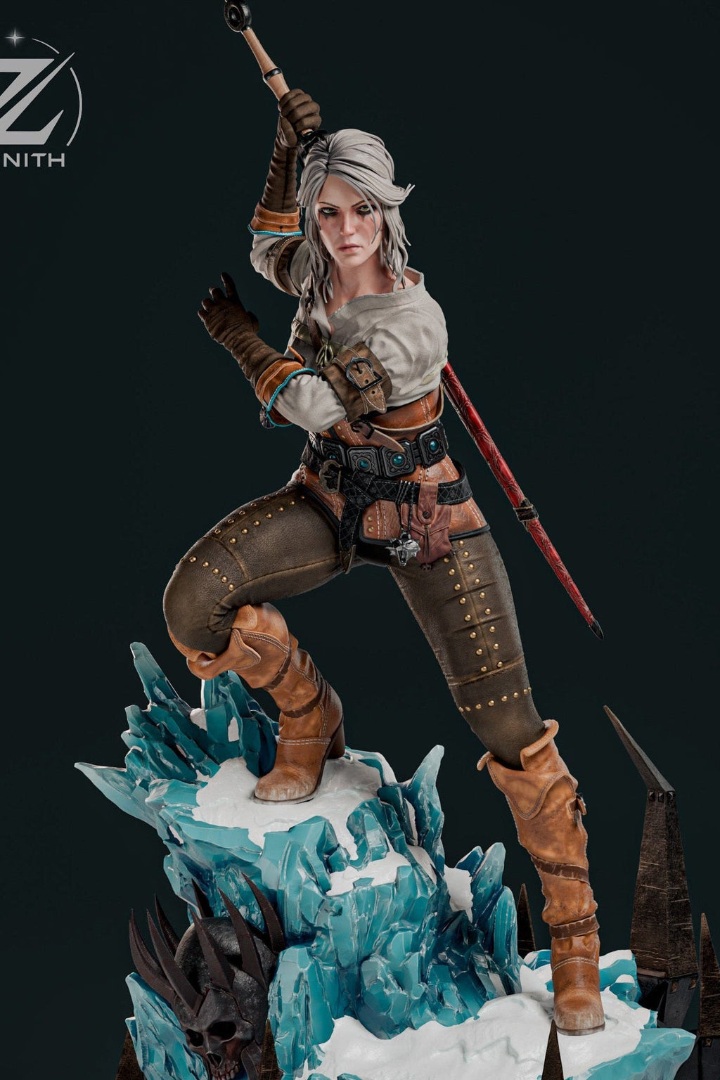 Collectible Fully Magnetized Ciri Figurine | The Witcher 3 | Fan Art