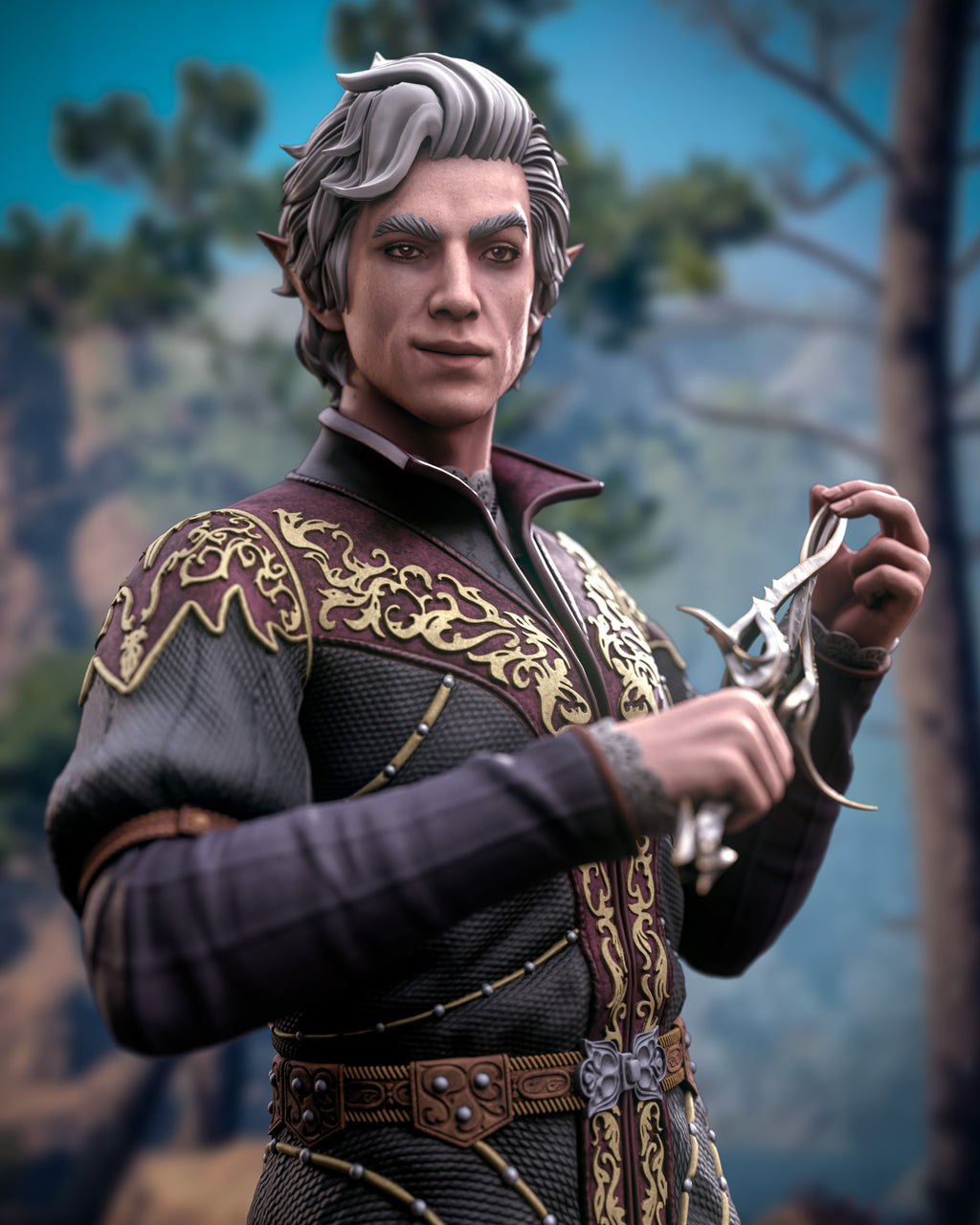 Astarion | Baldur's Gate 3 Fan Art | Fully Magnetized Collectible Figurine⁠