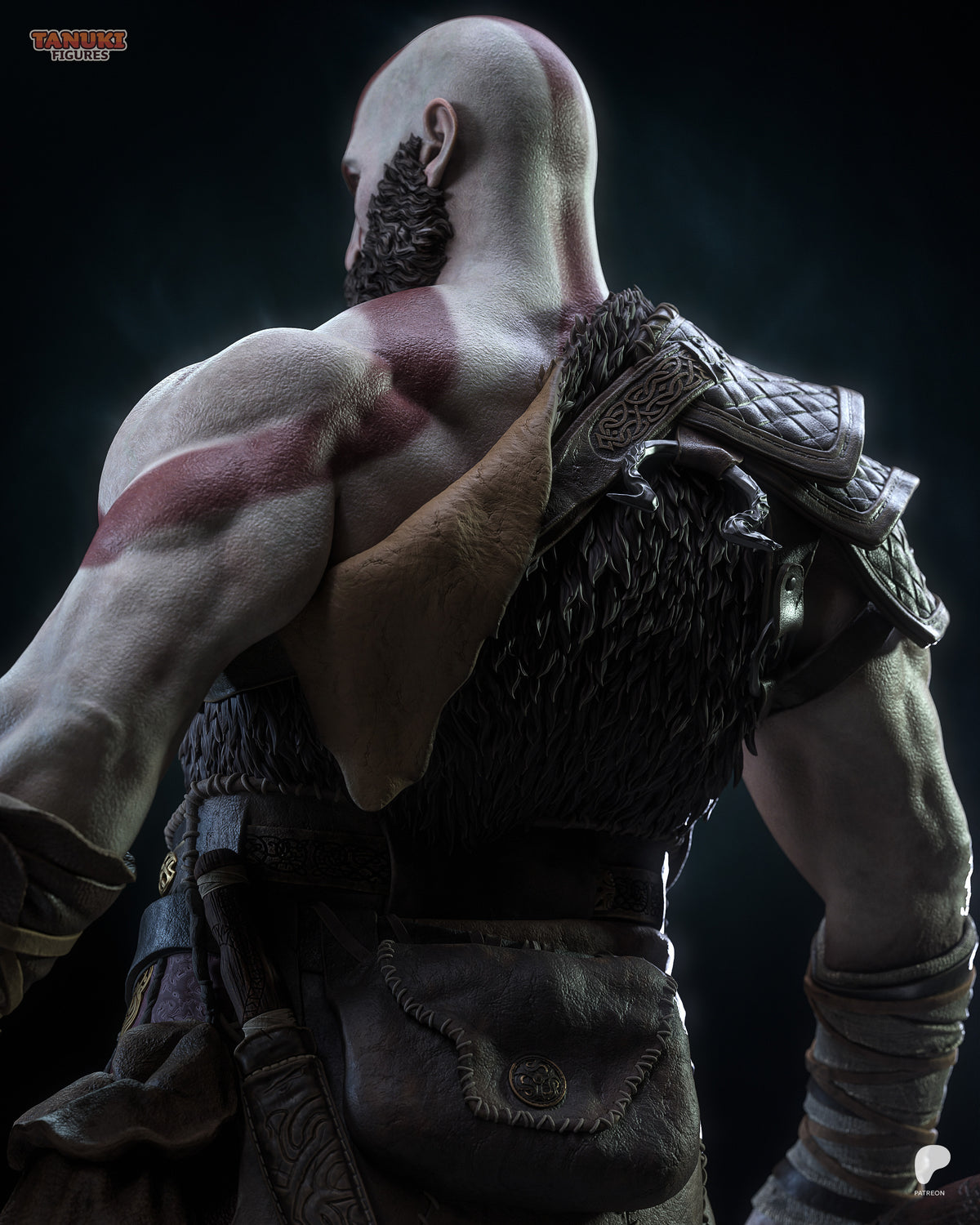 Kratos | God of War | Fan Art – Fully Magnetized Hand-Painted Figure