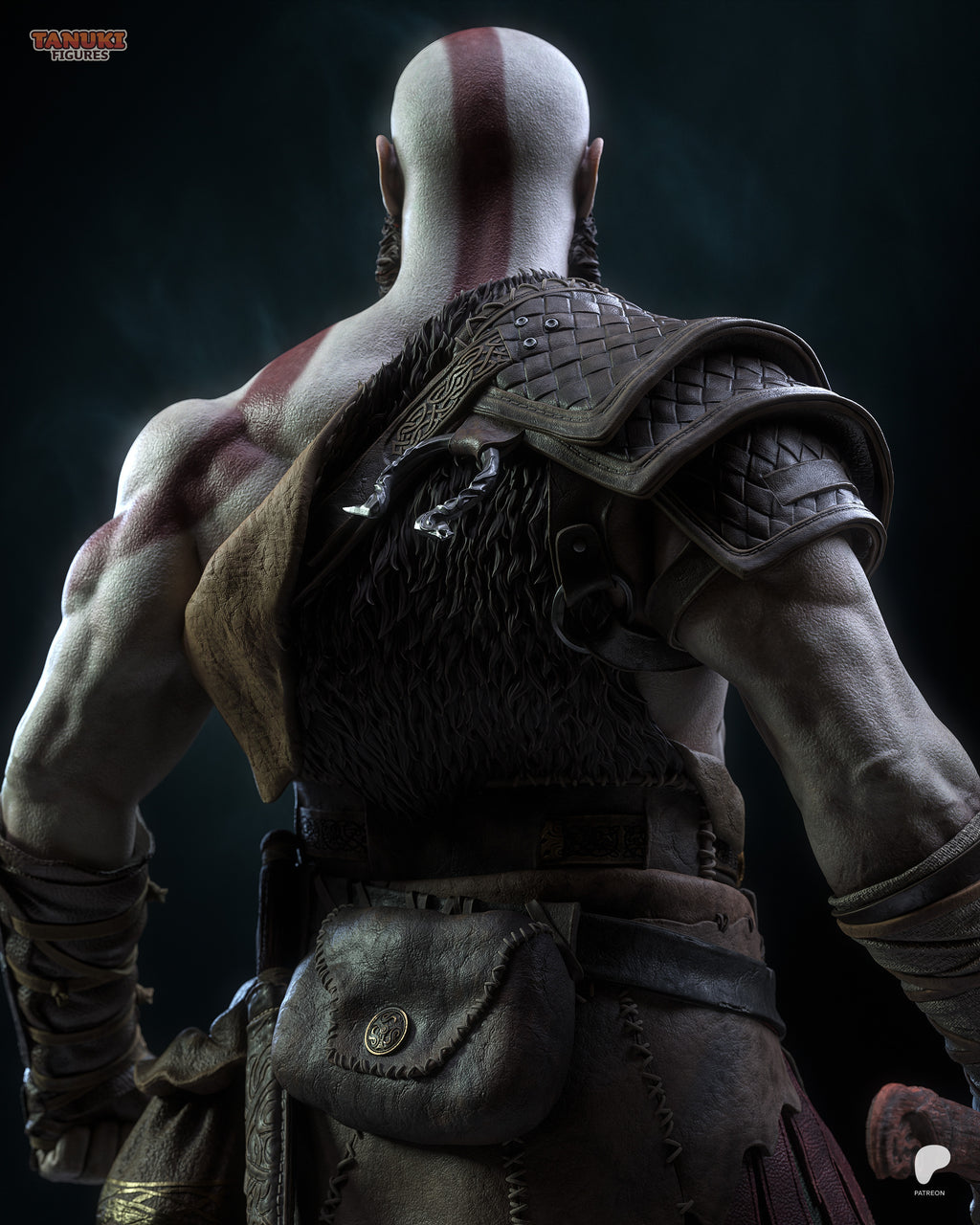 Kratos | God of War | Fan Art – Fully Magnetized Hand-Painted Figure