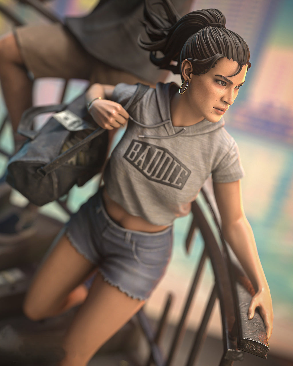 Lucia & Jason | GTA VI | Fan Art | Fully Magnetized Collectible Diorama
