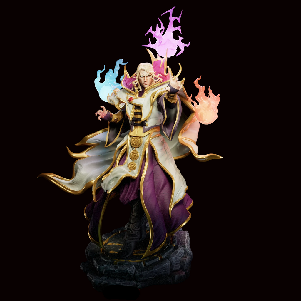 Invoker | Carl | Dota 2 | Gaming Collectible | Fan Art | Fully Magnetized Figurine