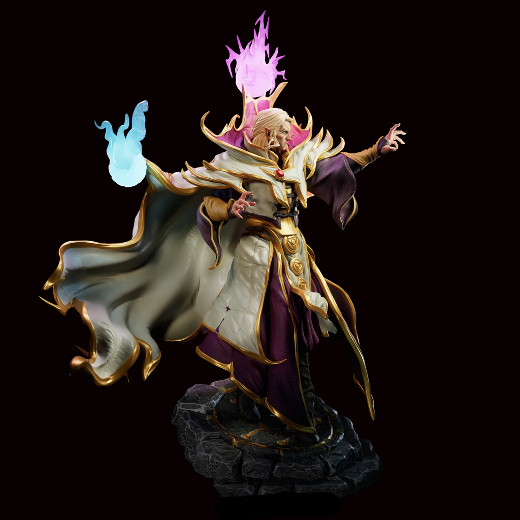 Invoker | Carl | Dota 2 | Gaming Collectible | Fan Art | Fully Magnetized Figurine