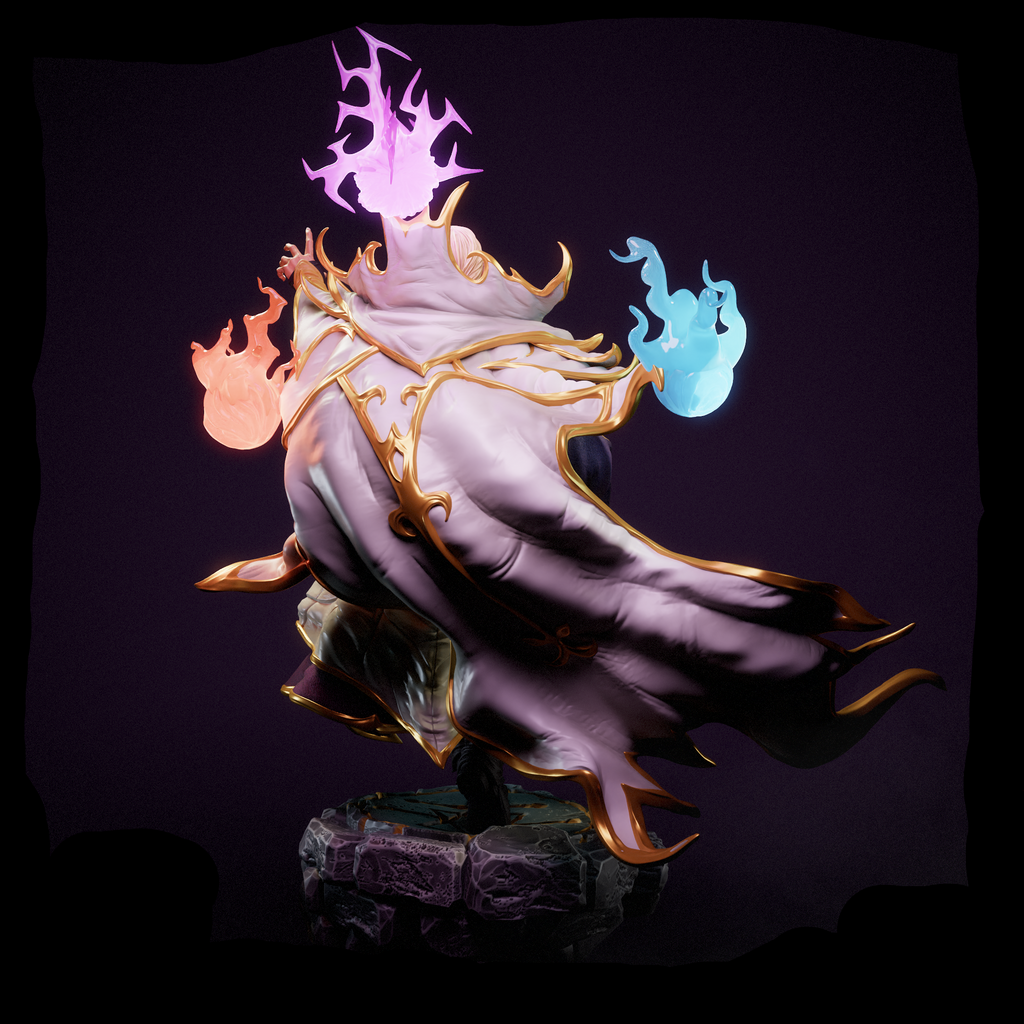 Invoker | Carl | Dota 2 | Gaming Collectible | Fan Art | Fully Magnetized Figurine
