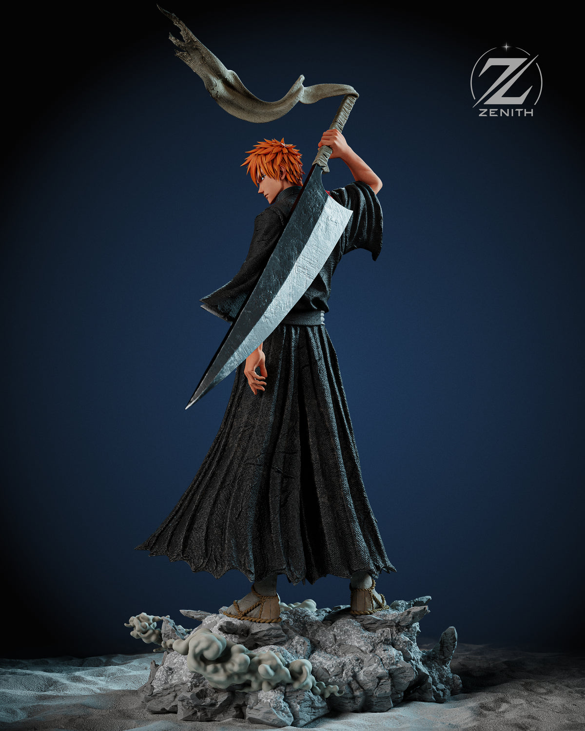 Ichigo Kurosaki (Shikai Zangetsu) | Bleach | Fan Art | Fully Magnetized Figurine