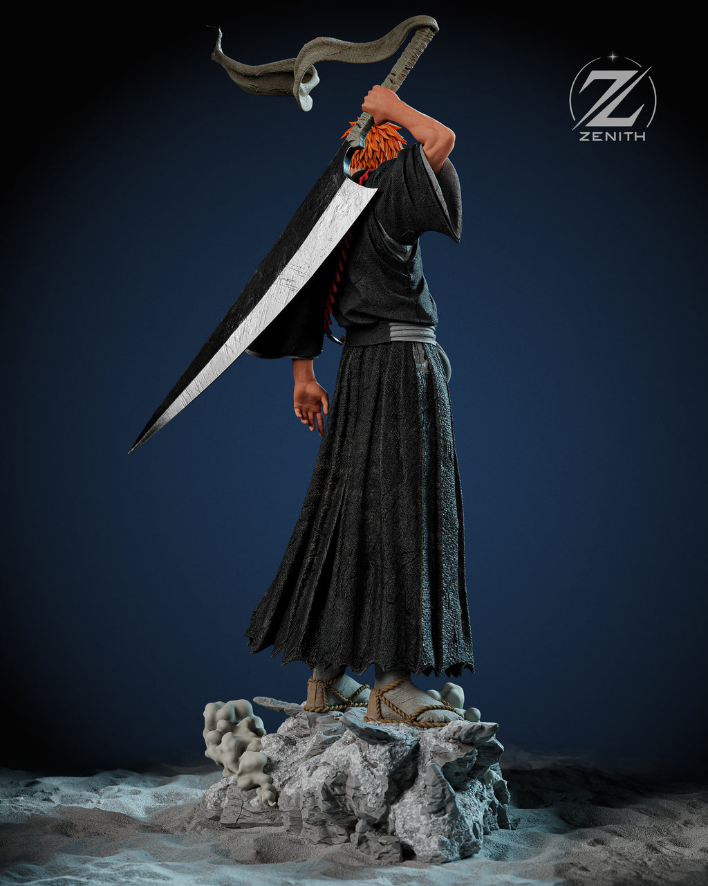 Ichigo Kurosaki (Shikai Zangetsu) | Bleach | Fan Art | Fully Magnetized Figurine