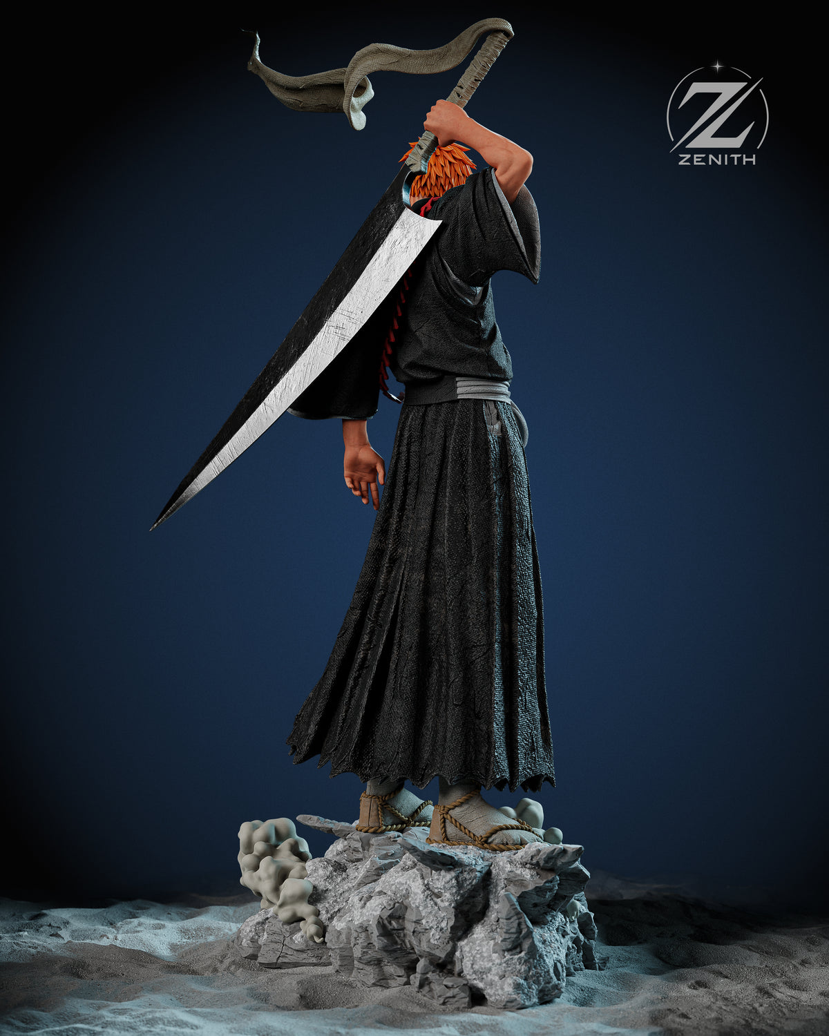 Ichigo Kurosaki (Shikai Zangetsu) | Bleach | Fan Art | Fully Magnetized Figurine