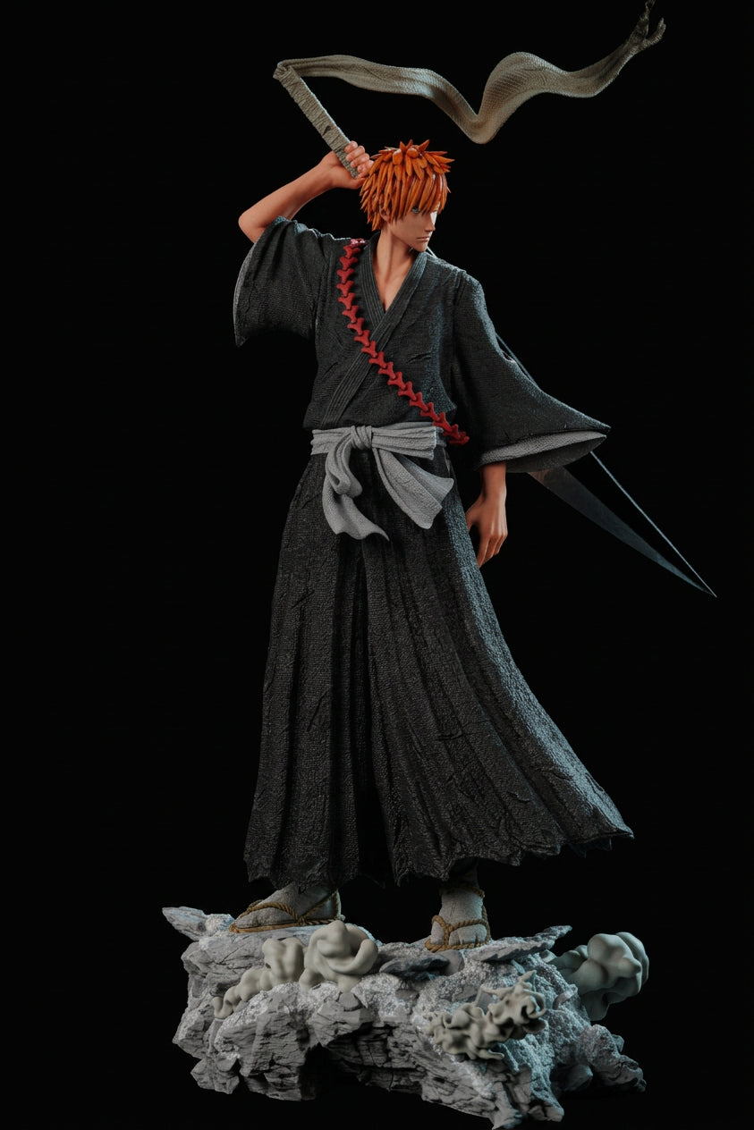 Ichigo Kurosaki (Shikai Zangetsu) | Bleach | Fan Art | Fully Magnetized Figurine