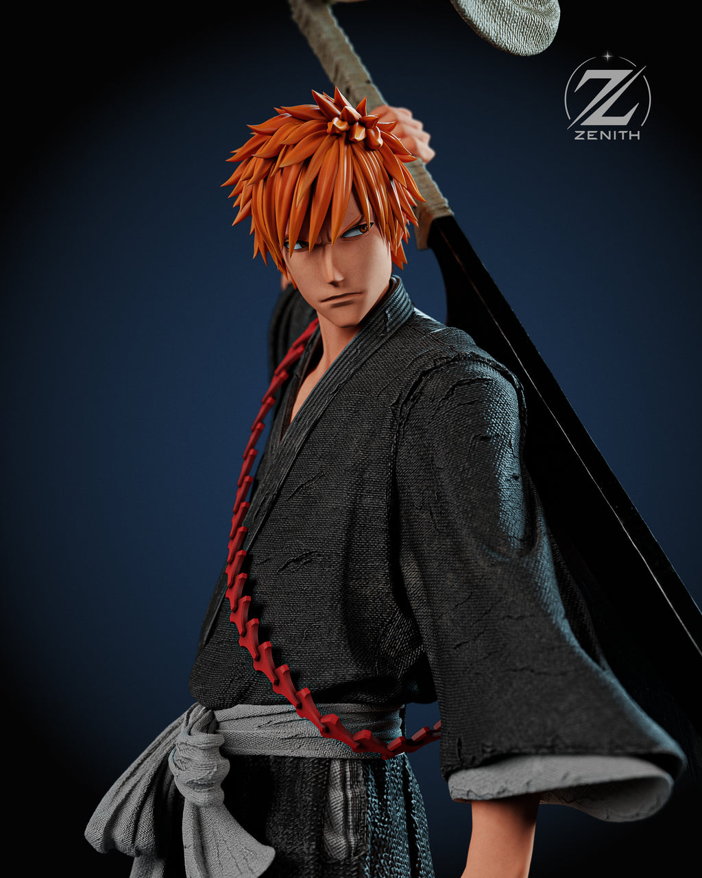 Ichigo Kurosaki (Shikai Zangetsu) | Bleach | Fan Art | Fully Magnetized Figurine