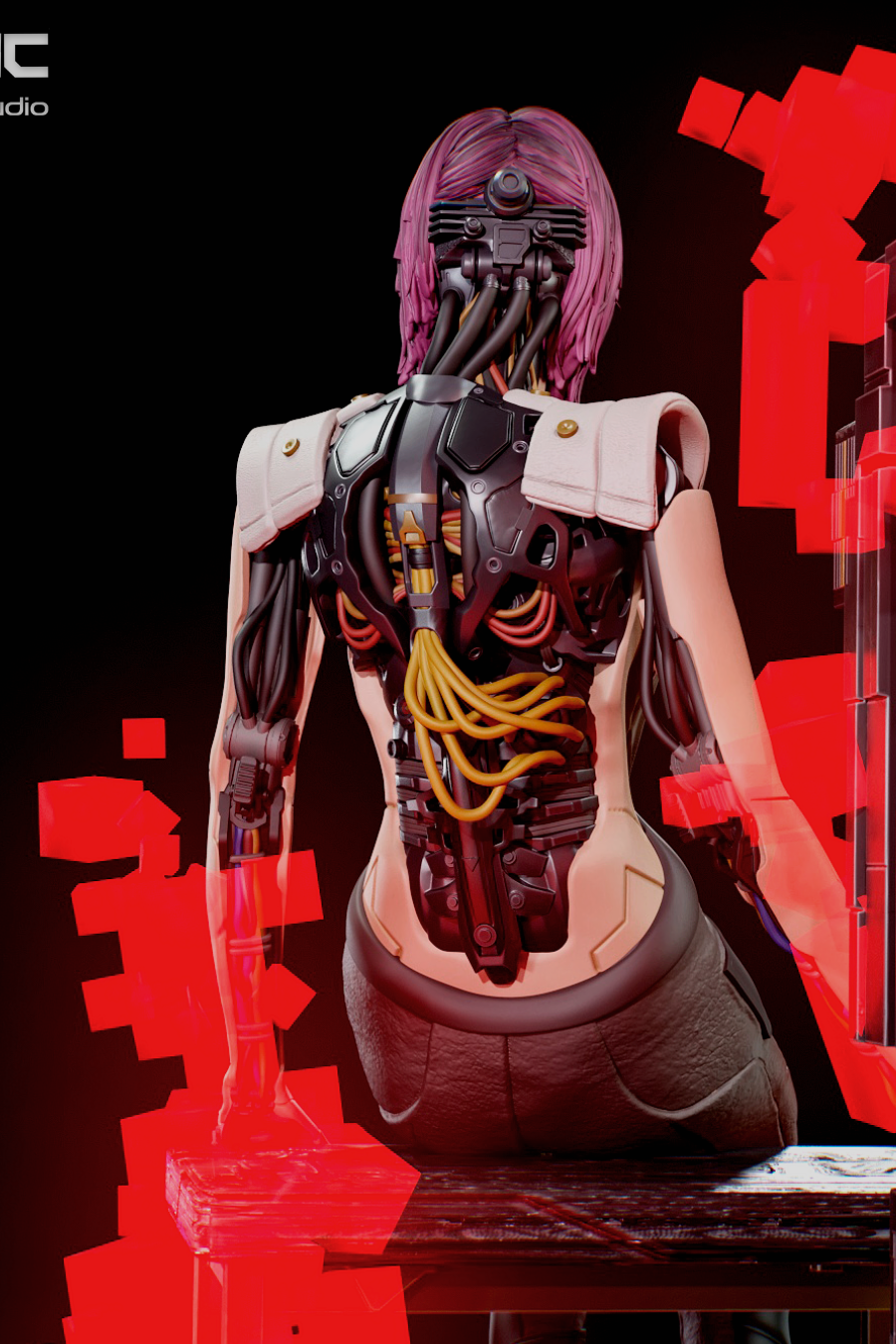 Songbird | Cyberpunk 2077 | Fan Art | Fully Magnetized Collectible Figurine