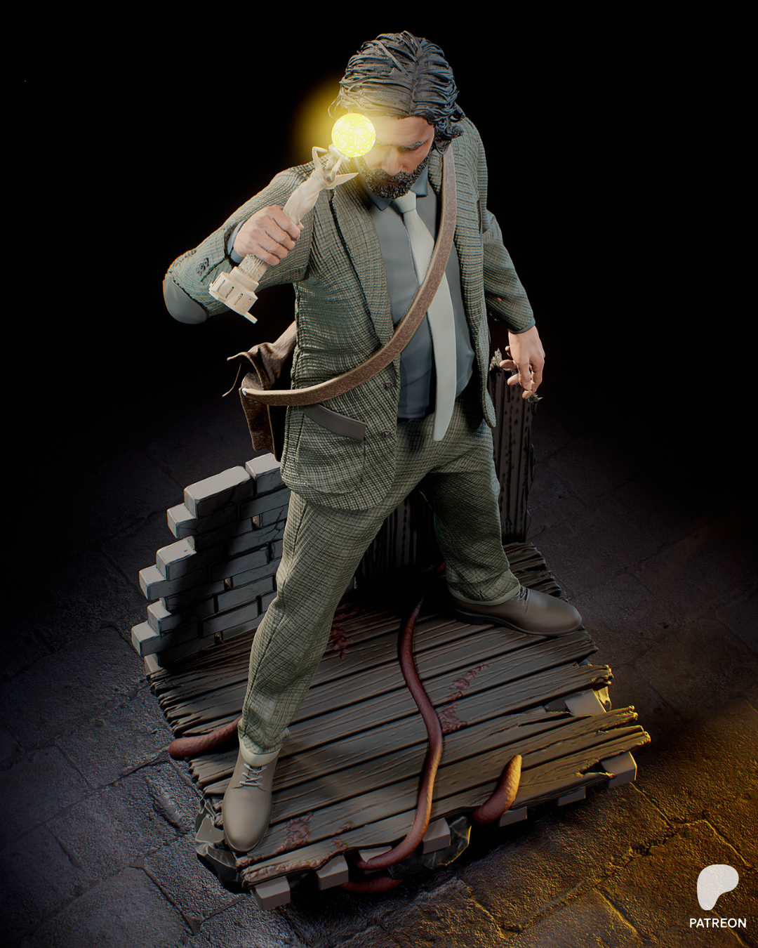 Alan Wake | Alan Wake 2 | Fan Art | Fully Magnetized Figurine