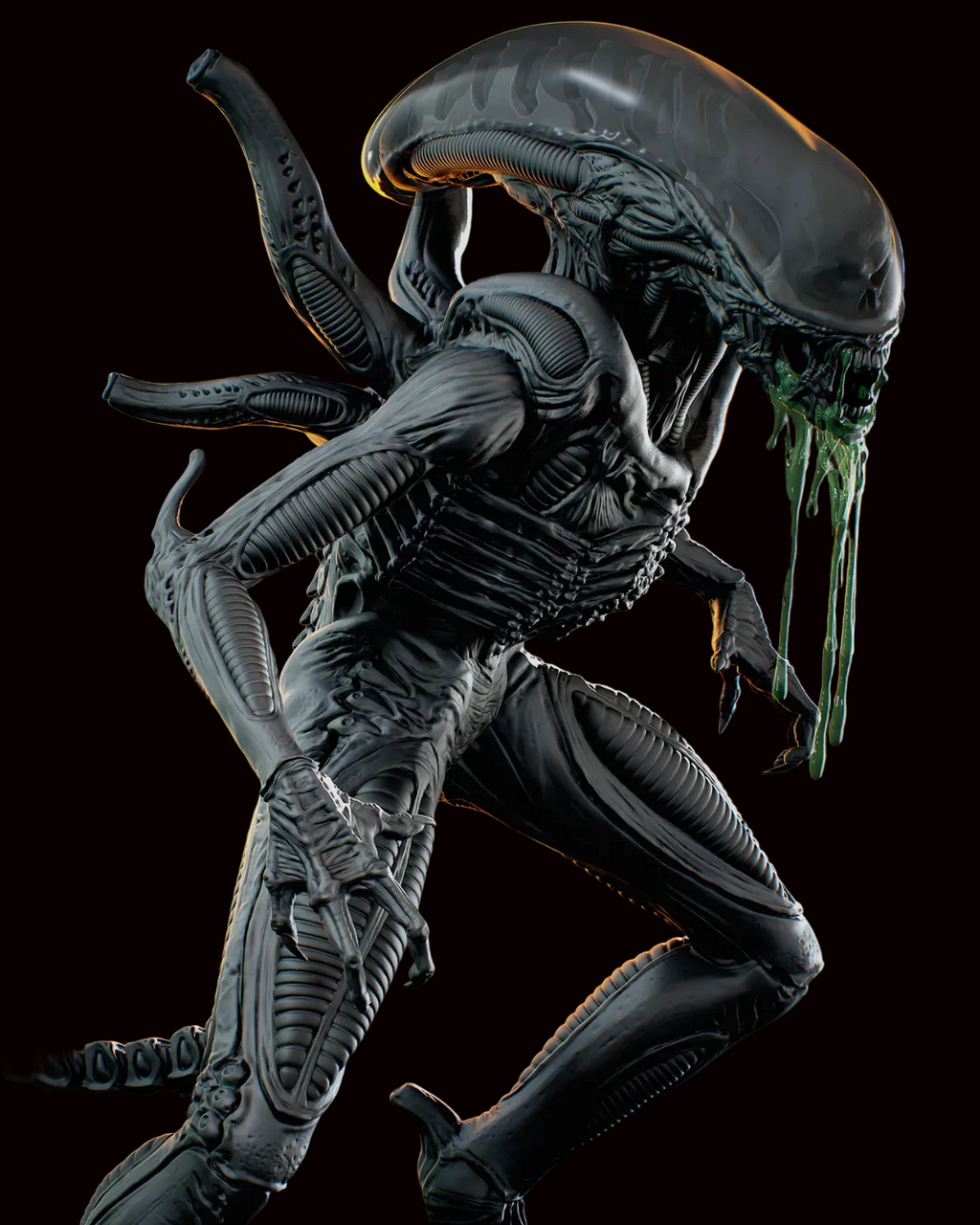 Xenomorph Drone | Alien | Fan Art | Fully Magnetized Figurine