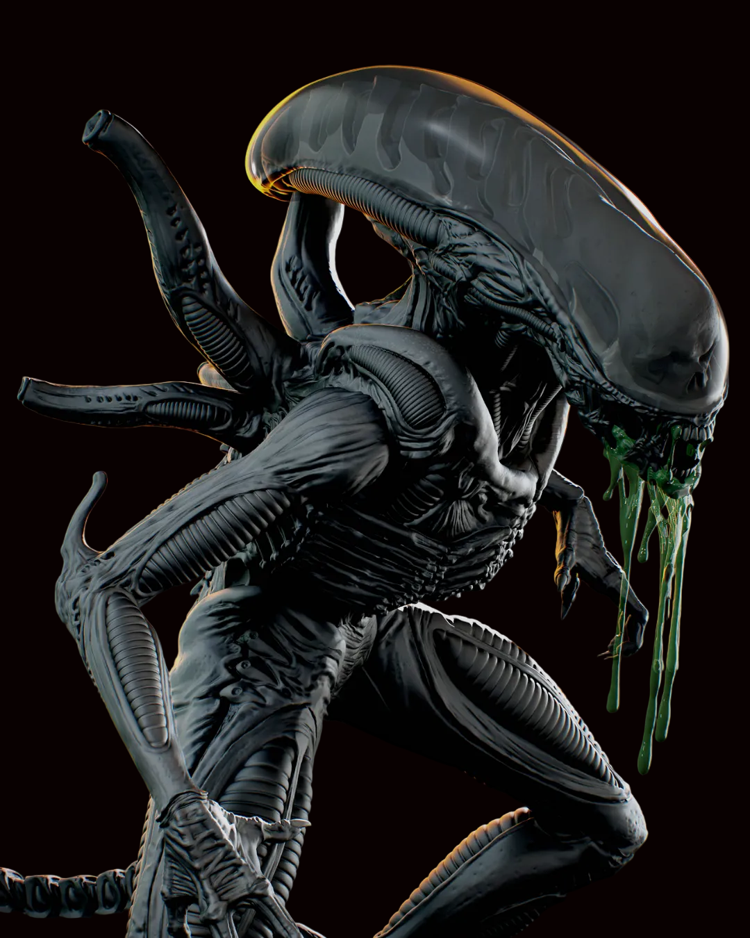 Xenomorph Drone | Alien | Fan Art | Fully Magnetized Figurine