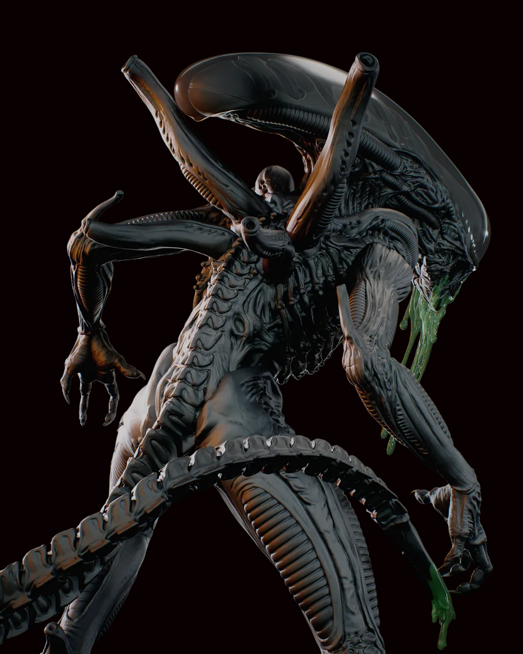 Xenomorph Drone | Alien | Fan Art | Fully Magnetized Figurine