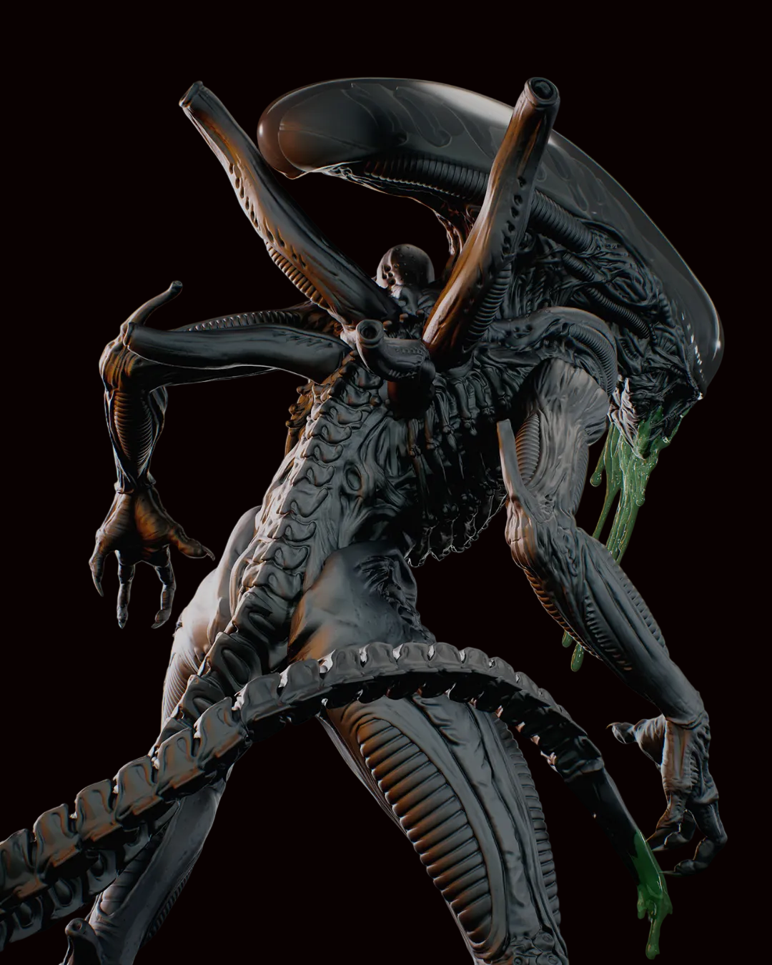 Xenomorph Drone | Alien | Fan Art | Fully Magnetized Figurine