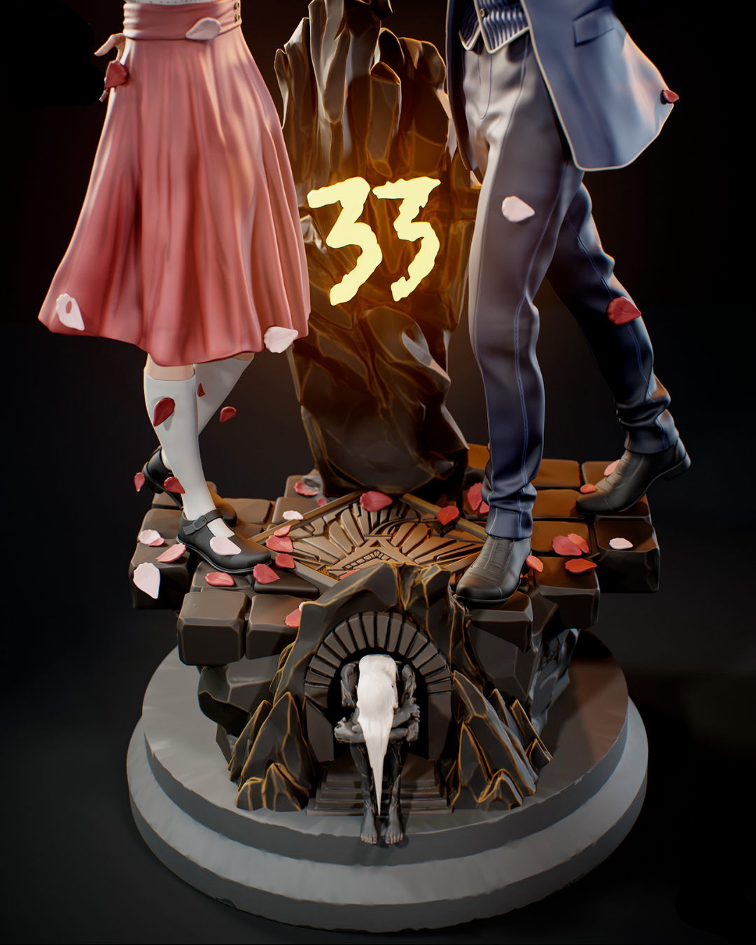 Clara & Gustave | Expedition 33 | Fan Art | Fully Magnetized Figurine