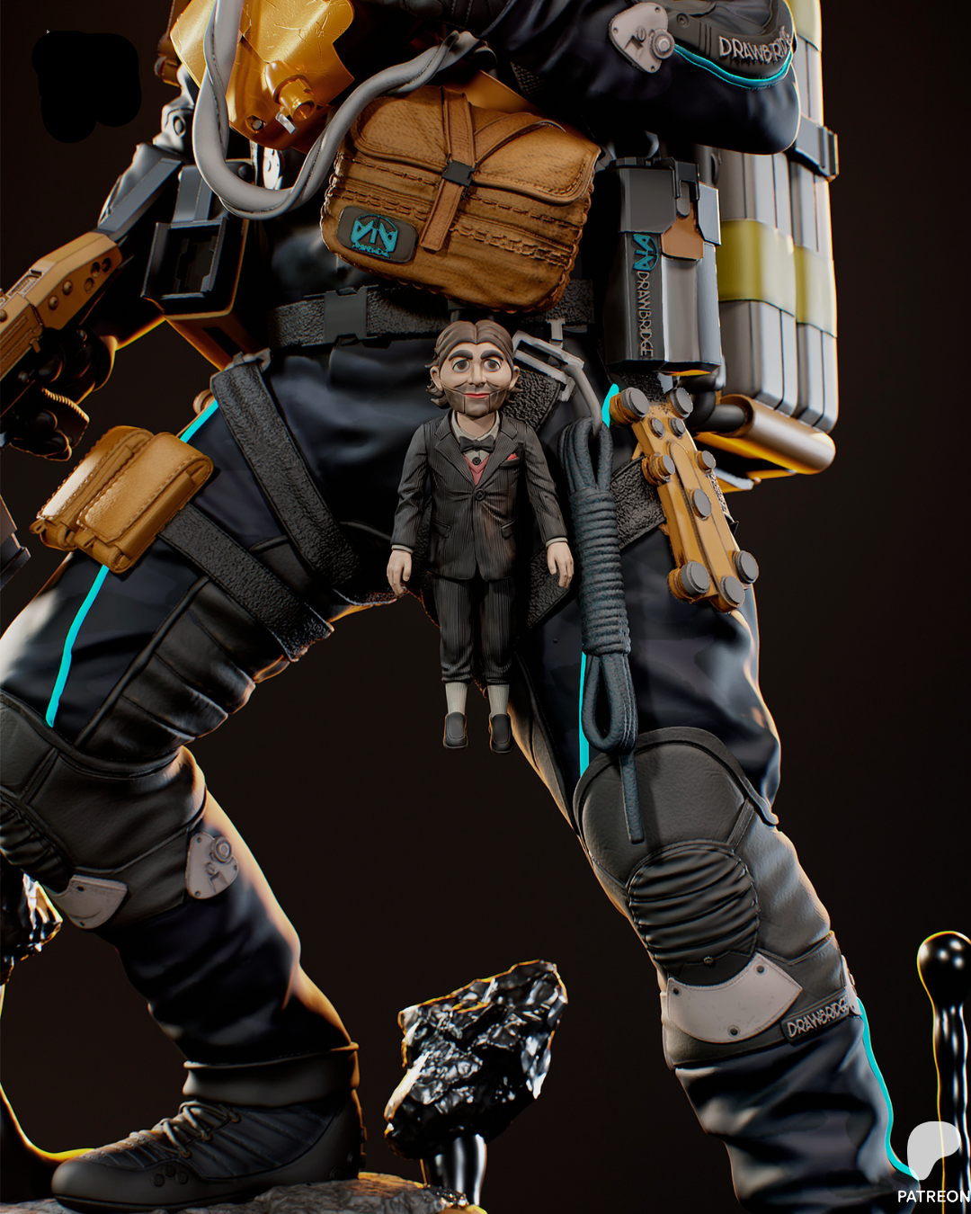 Sam Porter Bridges | Death Stranding | Fan Art | Fully Magnetized Figurine