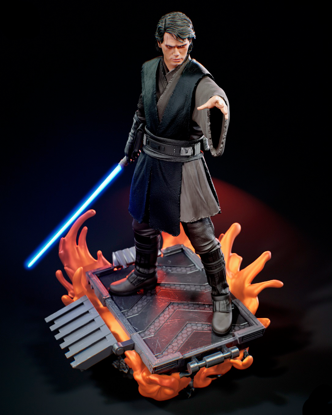 Anakin Skywalker | Star Wars | Fan Art | Fully Magnetized Figurine