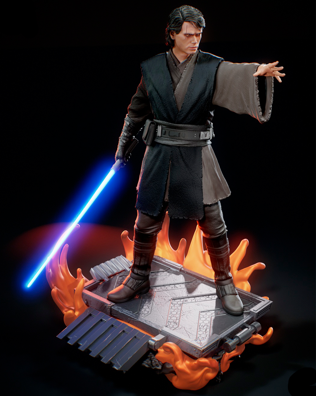 Anakin Skywalker | Star Wars | Fan Art | Fully Magnetized Figurine