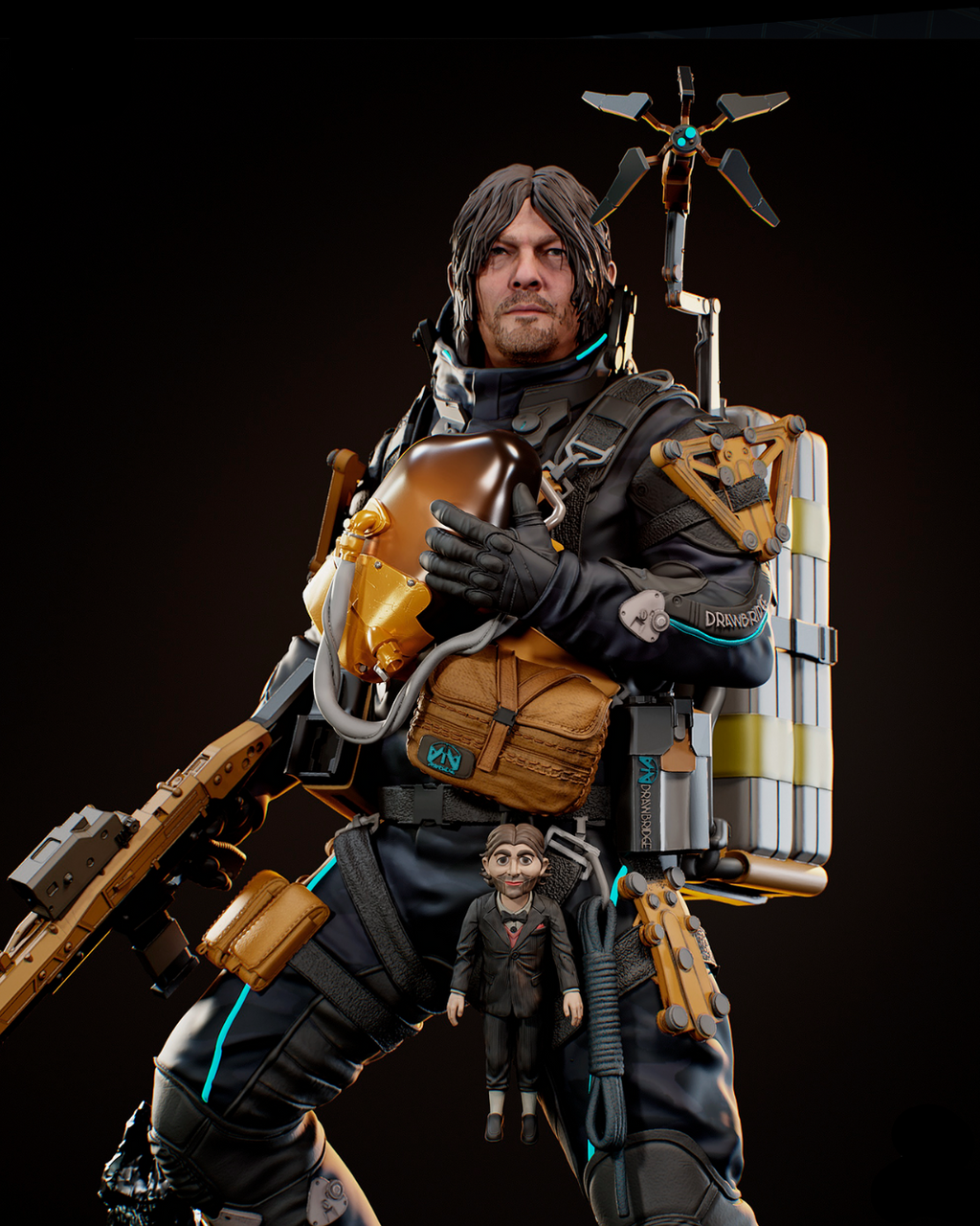 Sam Porter Bridges | Death Stranding | Fan Art | Fully Magnetized Figurine