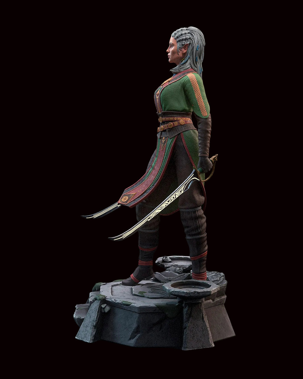 Jaheira | Baldur's Gate 3 | Fan Art | Fully Magnetized Figurine