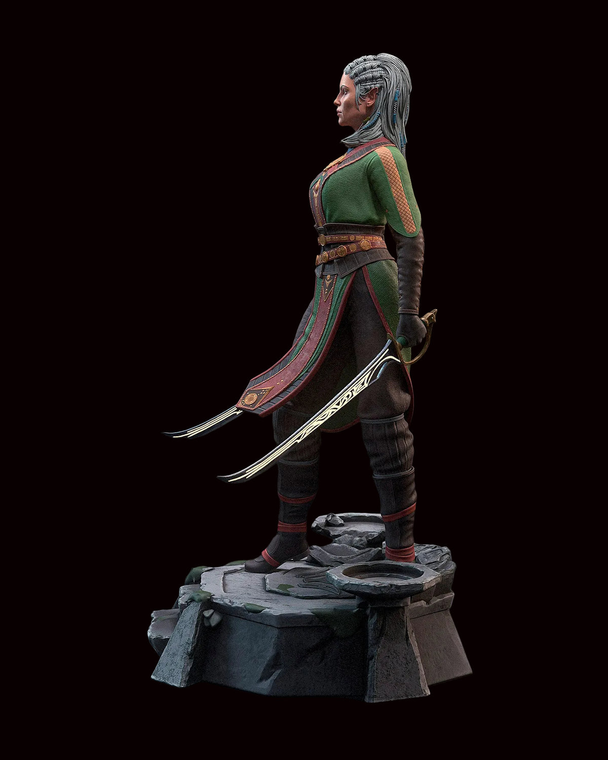 Jaheira | Baldur's Gate 3 | Fan Art | Fully Magnetized Figurine