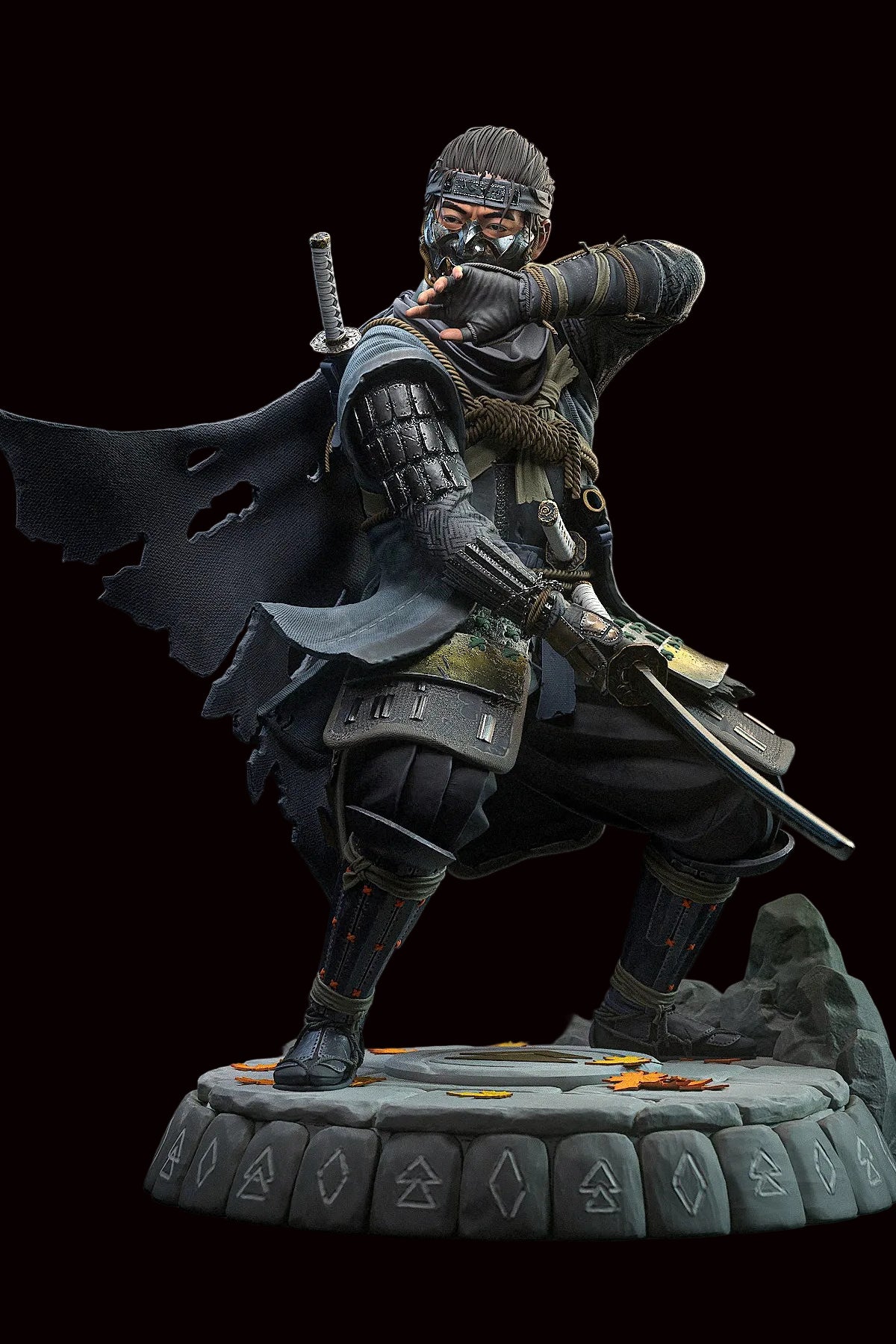 Jin Sakai | Ghost of Tsushima | Fan Art | Fully Magnetized Figurine