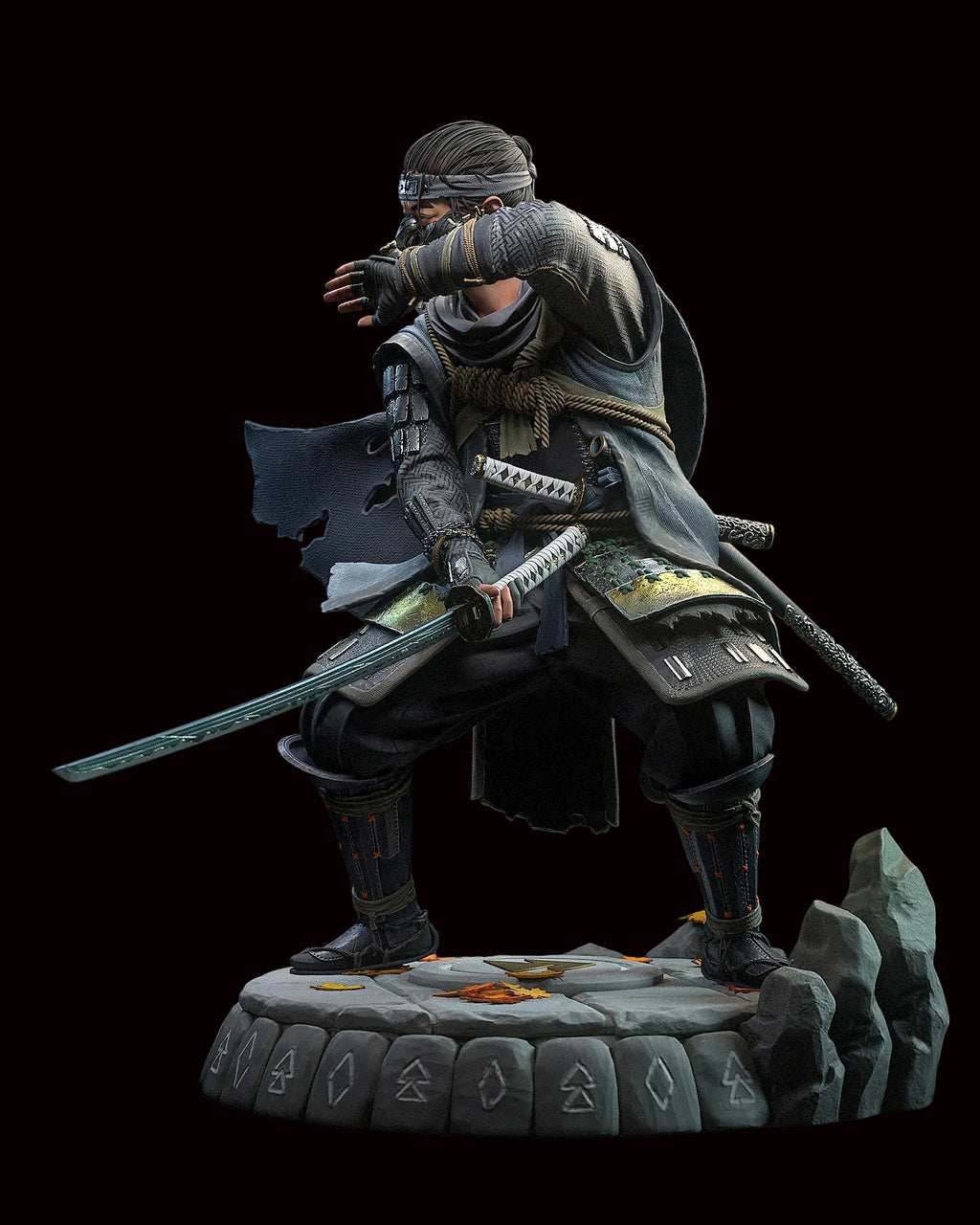 Jin Sakai | Ghost of Tsushima | Fan Art | Fully Magnetized Figurine