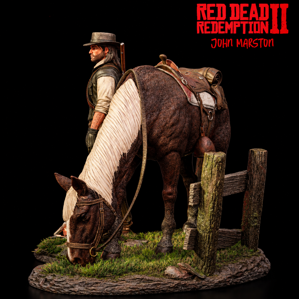 John Marston | Red Dead Redemption II | Fan Art | Fully Magnetized Collectible Figurine