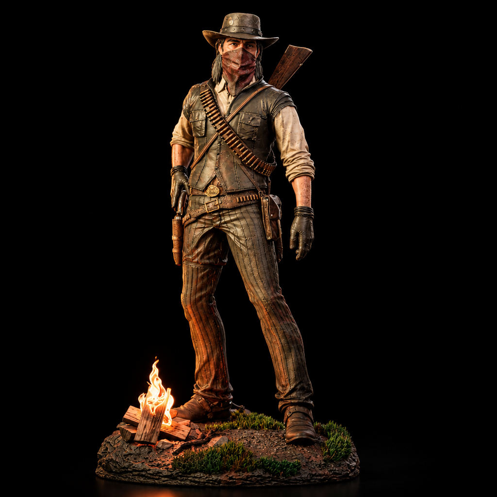 John Marston | Red Dead Redemption II | Fan Art | Fully Magnetized Collectible Figurine