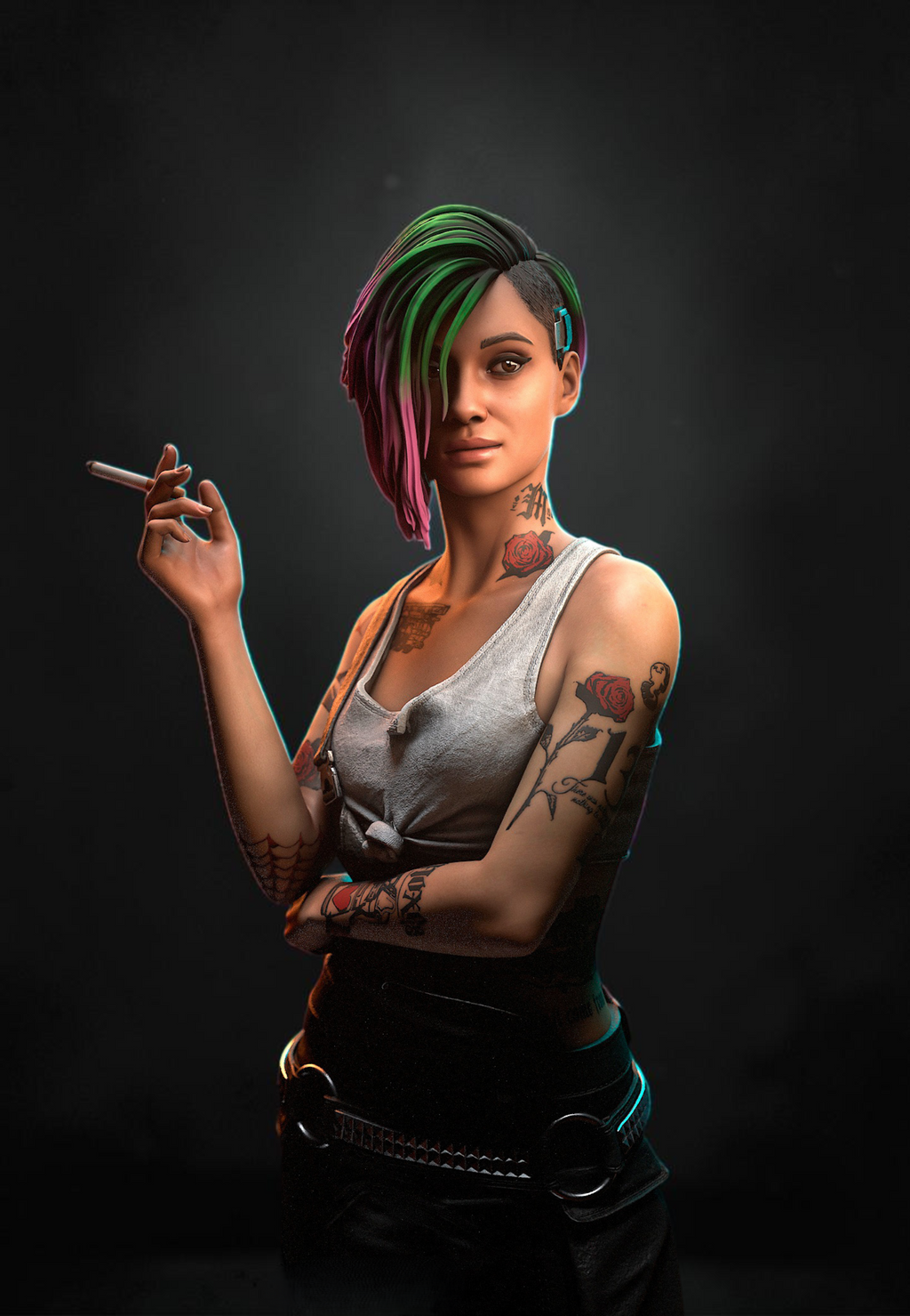 Judy Alvarez | Cyberpunk 2077 | Fan Art | Fully Magnetized Collectible Figurine