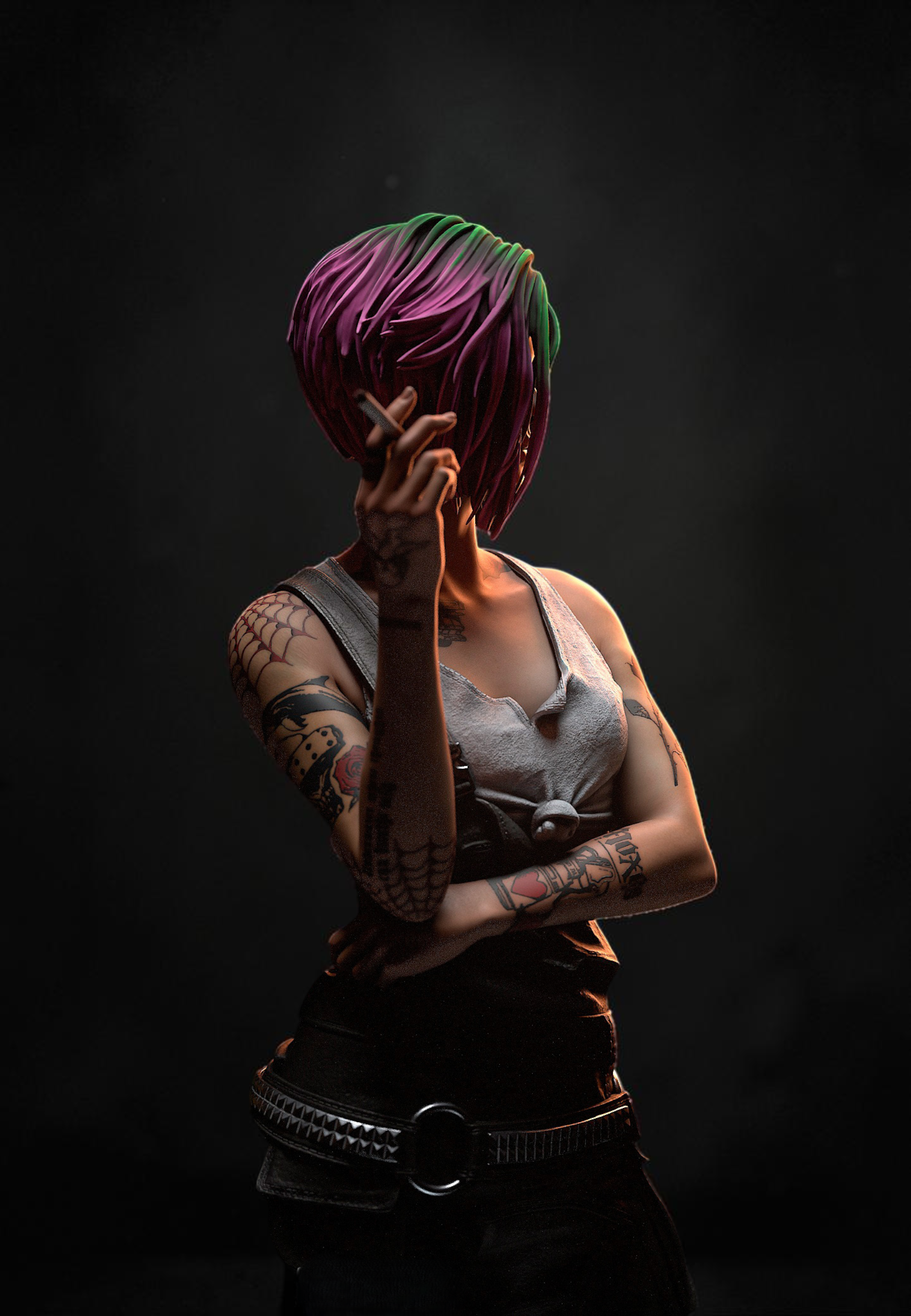 Judy Alvarez | Cyberpunk 2077 | Fan Art | Fully Magnetized Collectible Figurine