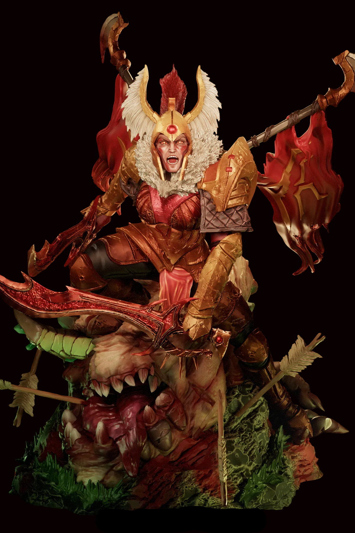 Legion Commander | Tresdin | Blades of Voth Domosh | Dota 2 | Gaming Collectible | Fan Art | Fully Magnetized Figurine
