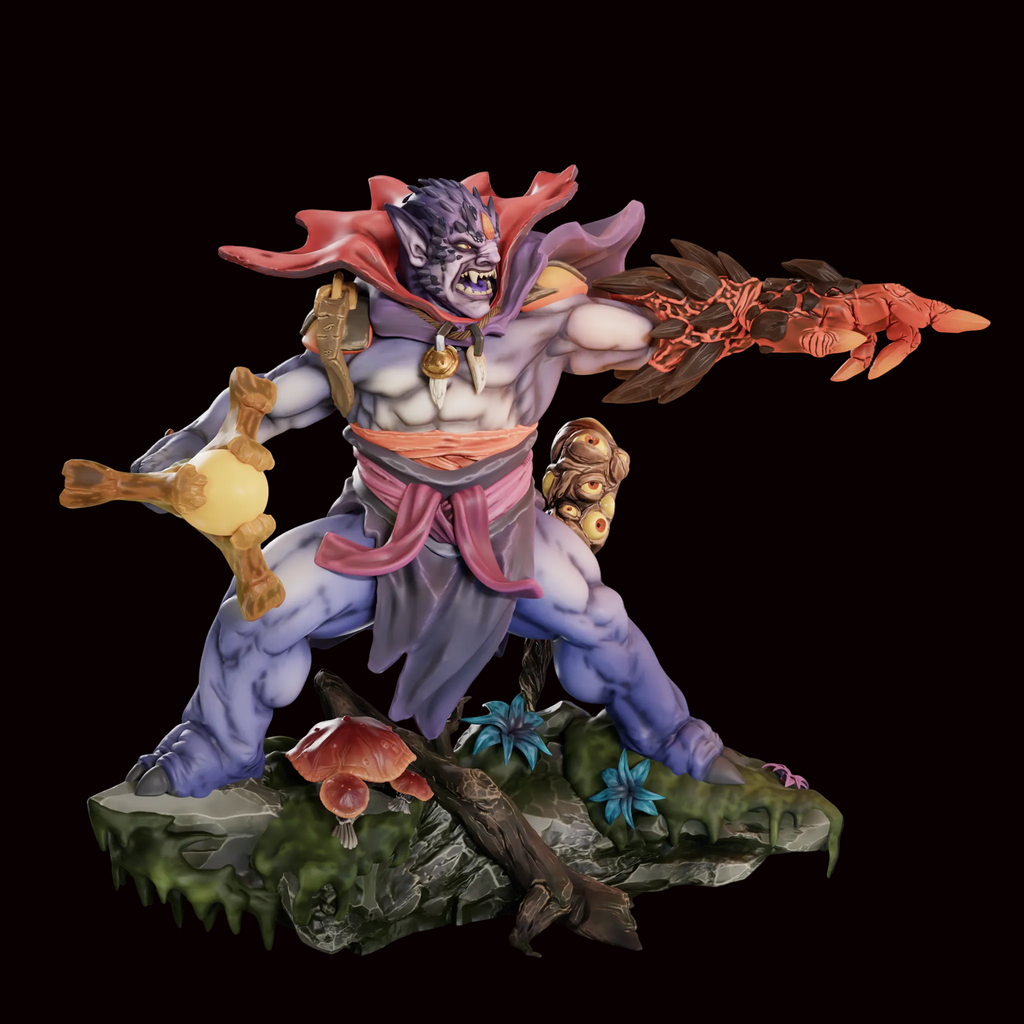 Lion | Demon Witch | Dota 2 | Gaming Collectible | Fan Art | Fully Magnetized Figurine